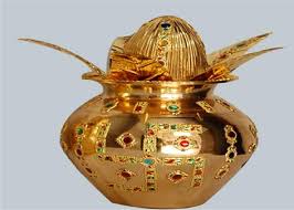 Gold Plated Kalash